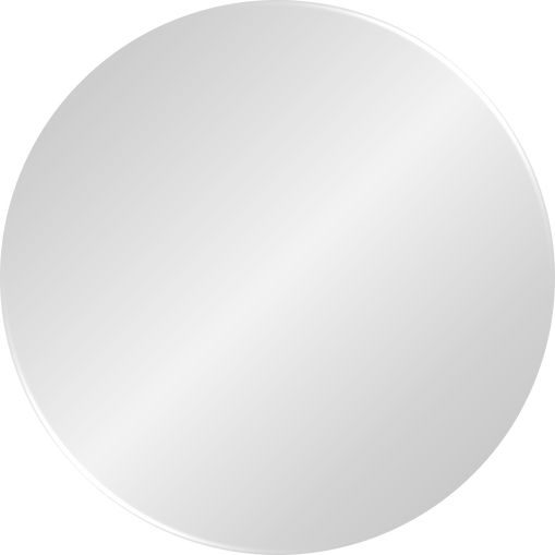 Silver Circle Button, Silver Circle Badge